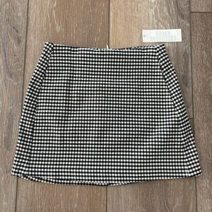 Cooperative Gingham Side-Pocket Mini Skirt